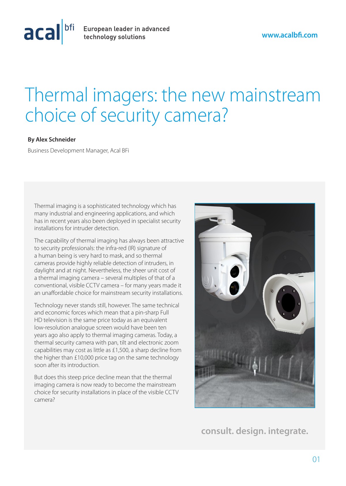 Thermal imagers: the new mainstream choice of security cameras?